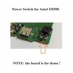 Power Switch Button for Autel MaxiIM IM508 IM508S Key Programmer
